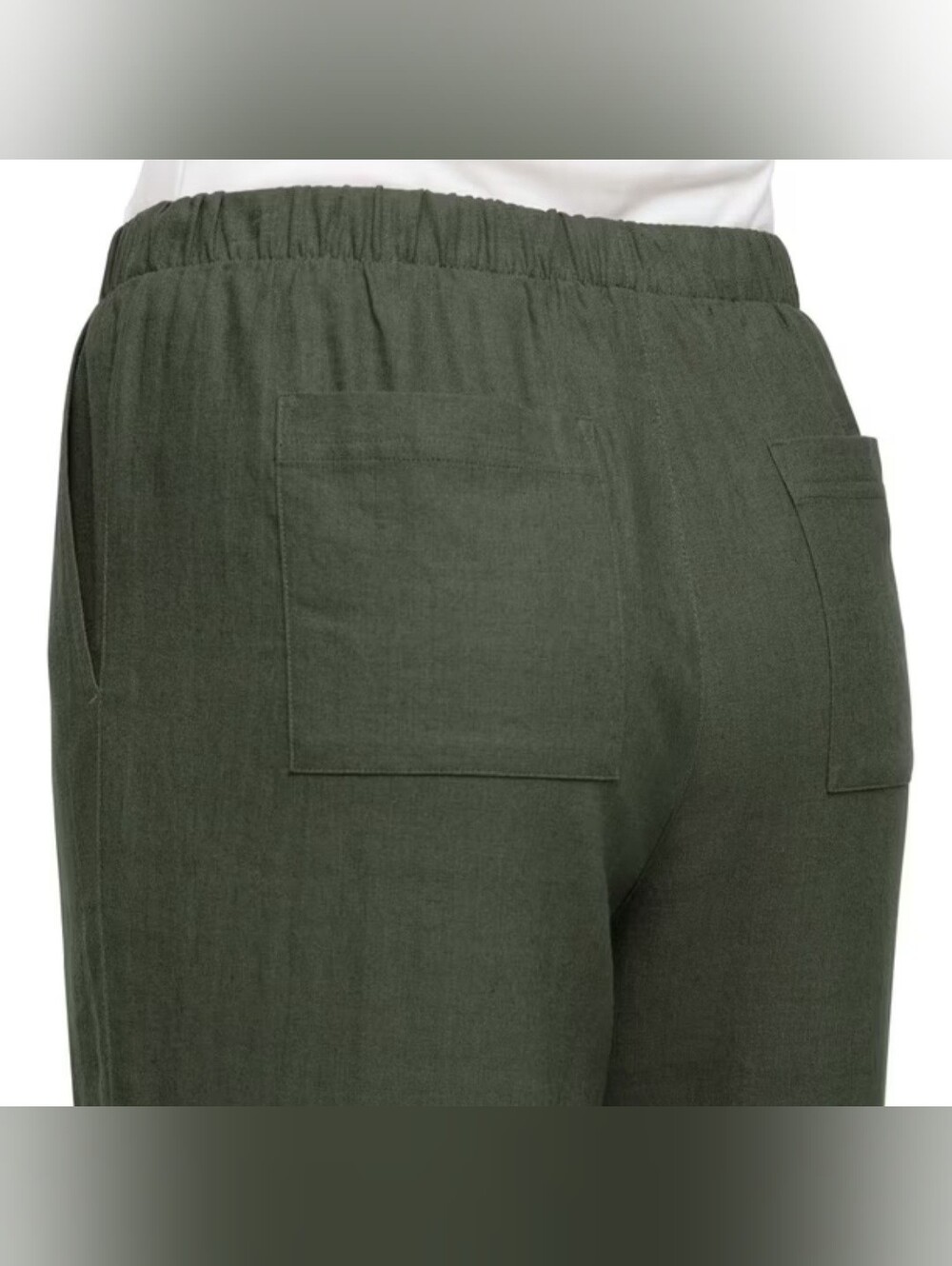 Gap Women's Linen Blend Pull-On Pant - Picture 4 of 7